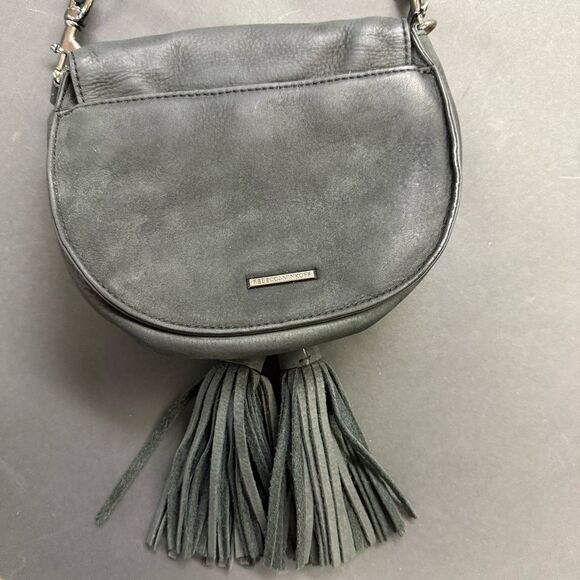 Rebecca Minkoff Black Leather Crossbody Bag - Picture 10 of 15